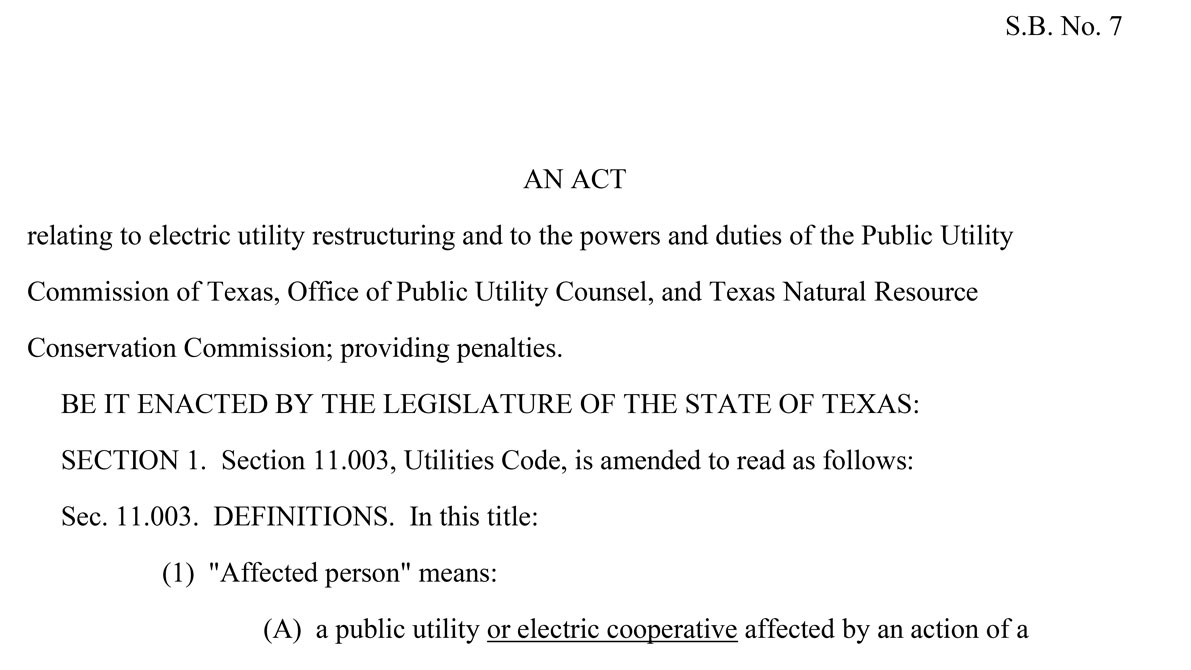 Retail competition in electric industry passes giving consumers choice in electric providers and billing plans.